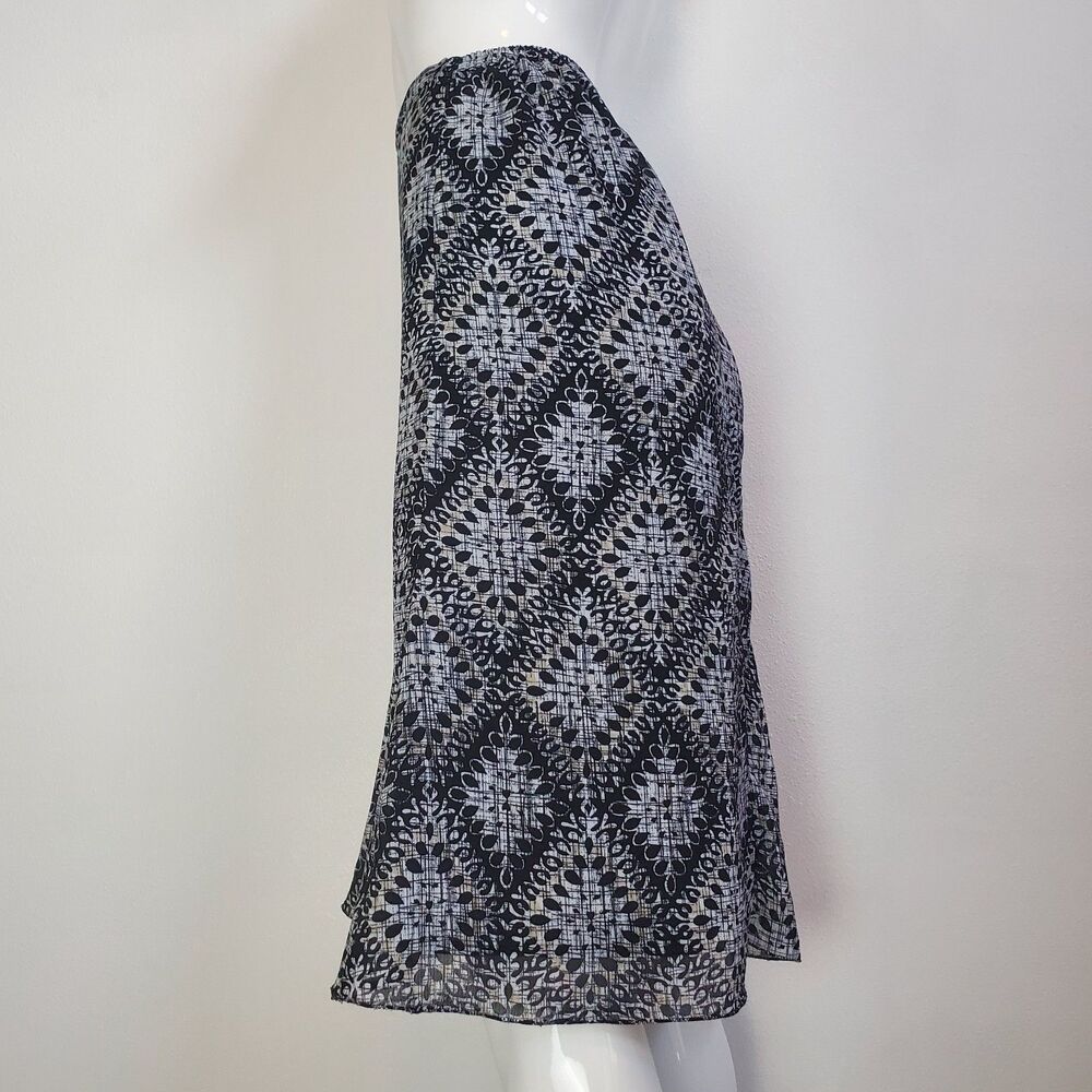 Vintage Y2K Maggie Barnes Plus Size Black Gray Skirt
